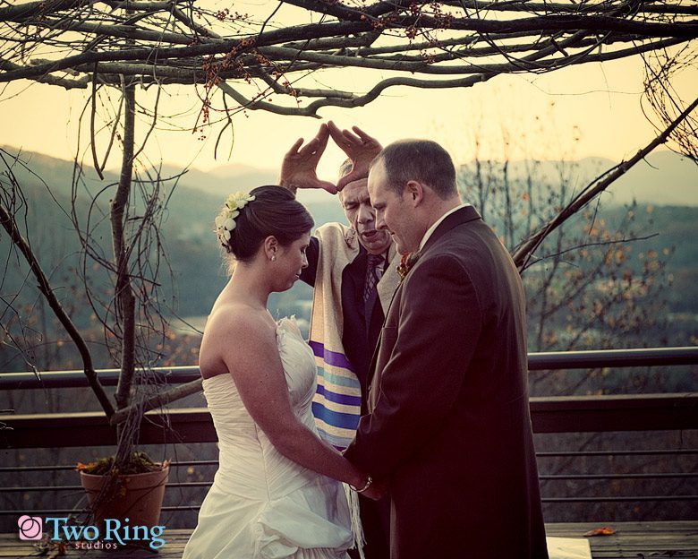 Wedding ceremony at the Crest Center - Asheville, NC