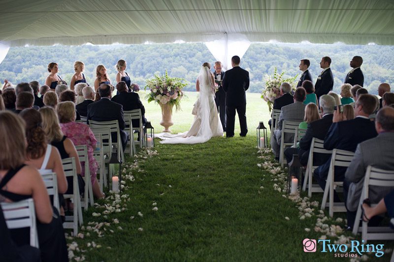 Wedding Ceremony on Vista at Inn on Biltmore Estate