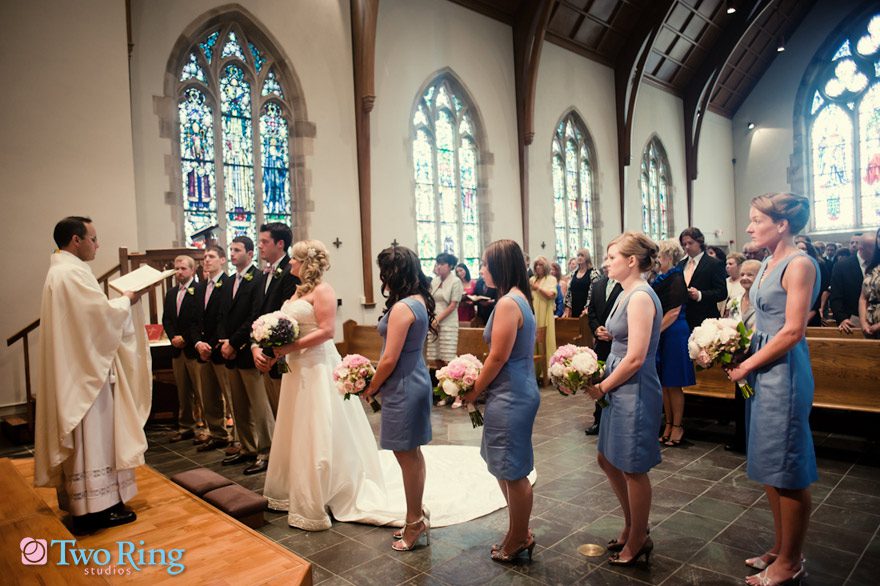 Wedding at Hendersonville church