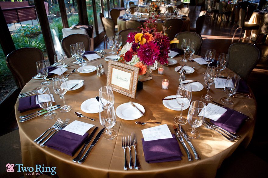 Table at wedding