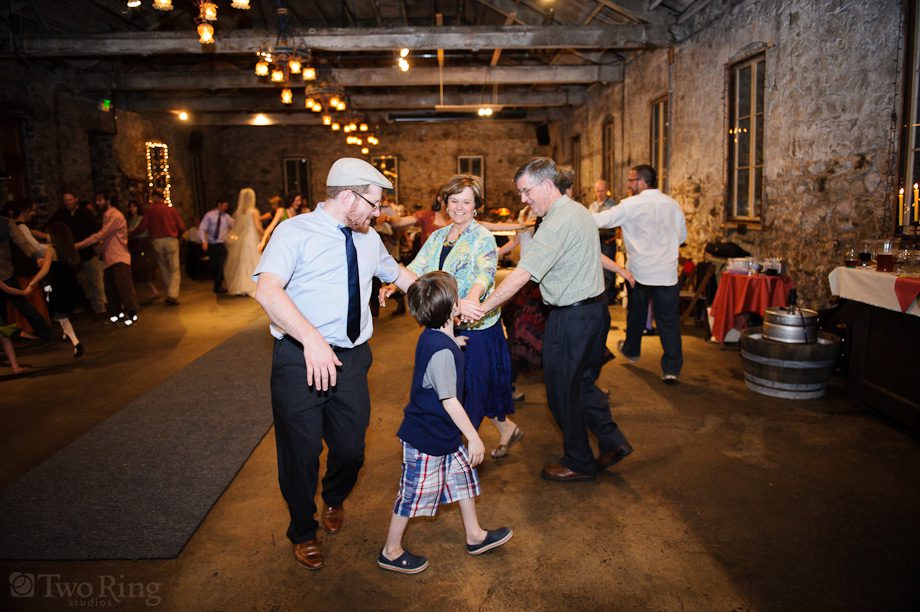 wedding at miners foundry