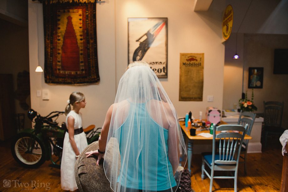 Bride's veil, before the wedding